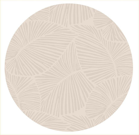 Curve - Round Rug Beige 4' x 6' by Icona Home Decor | Bel Furniture