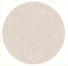 Curve - Round Rug Beige 4' x 6' by Icona Home Decor | Bel Furniture
