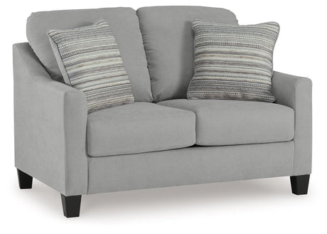 Adlai - Shadow - Loveseat by Signature Design by Ashley® | Bel Furniture