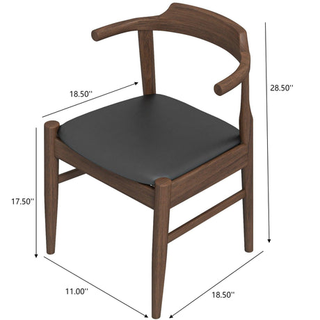 Leon - Mid-Century Modern Dining Chair (Set of 2) - view 3