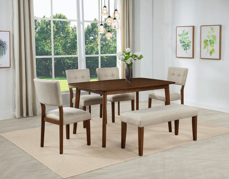 Gregory - Dining Table - Brown by Crown Mark | Bel Furniture