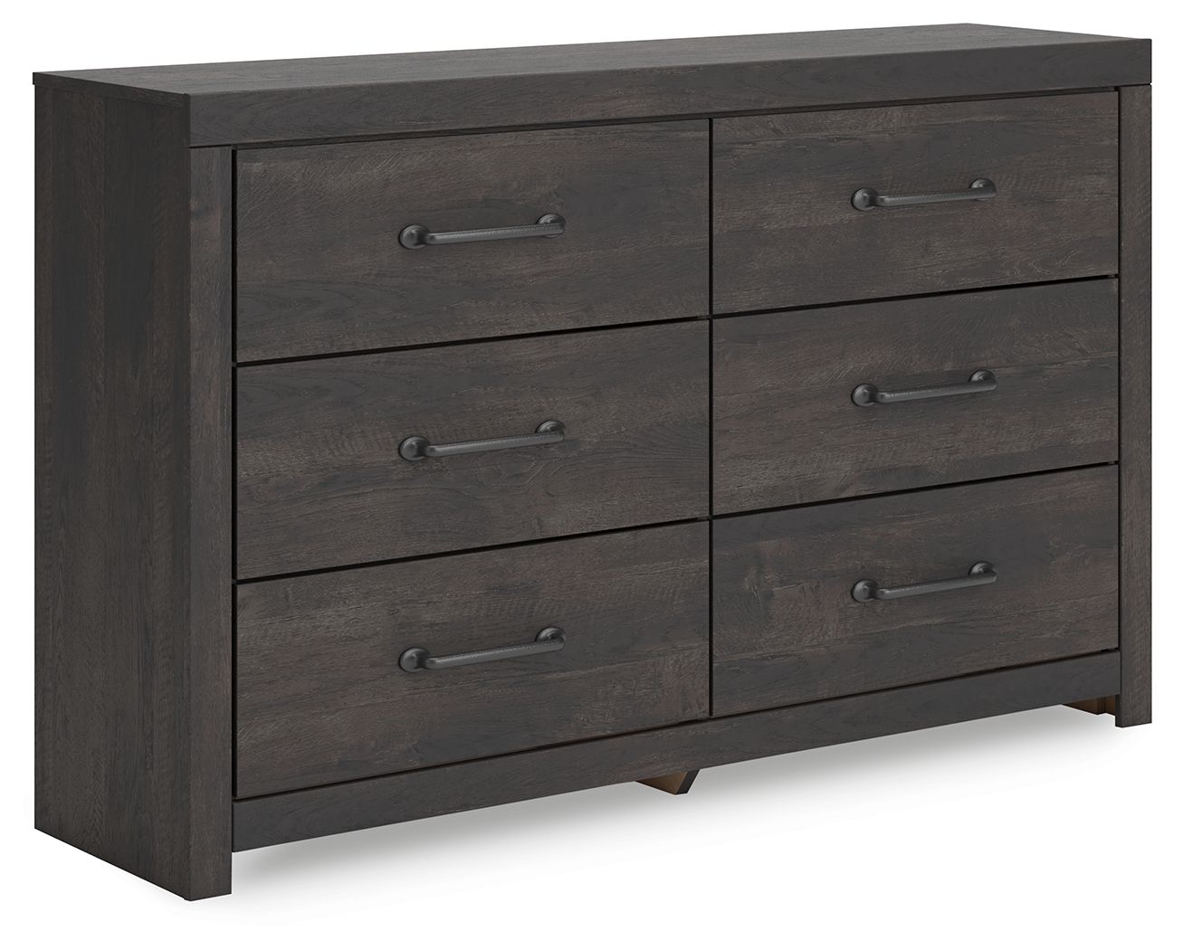 Hollivern - Dark Gray - Six Drawer Dresser - Dressers | Bel Furniture