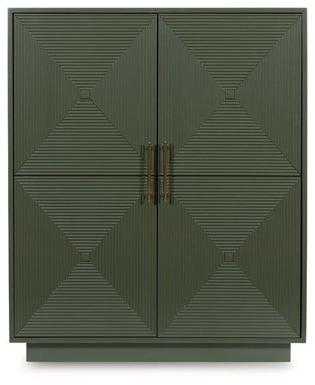 Geirwood - Dark Green - Accent Cabinet by Signature Design by Ashley® | Bel Furniture