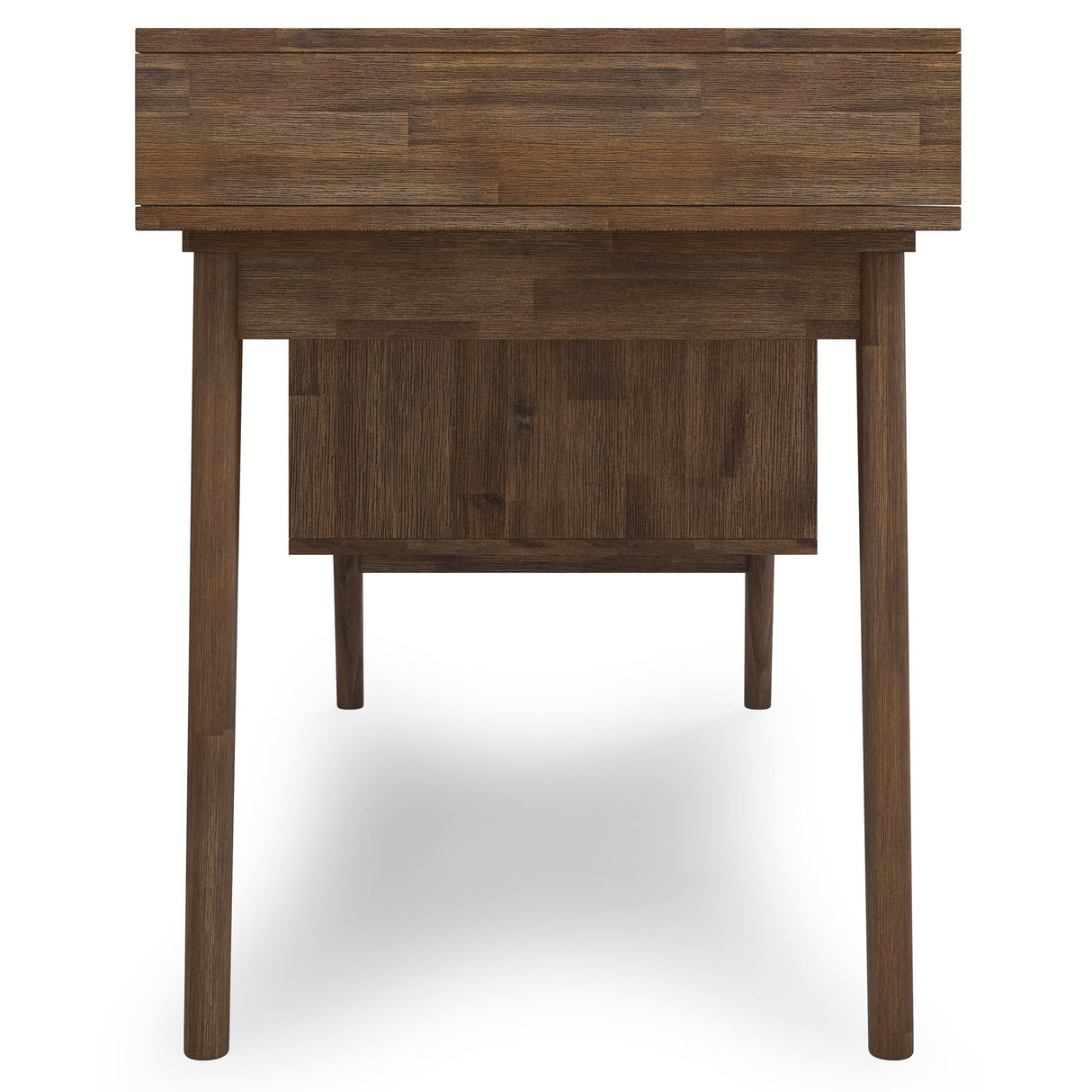 Clarkson - Desk With Side Drawers - Rustic Natural Aged Brown by Simpli-Home | Bel Furniture