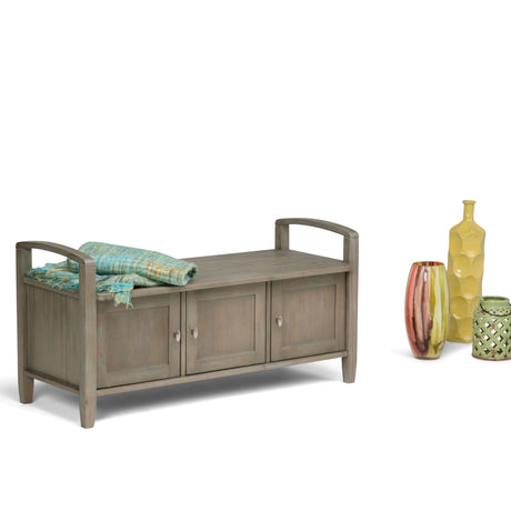 Warm Shaker - Handcrafted Entryway Storage Bench - view 7