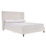 Harper - Tall Headboard Upholstered Bed / High Headboard / Elegant Simplicity / No Box Spring Needed