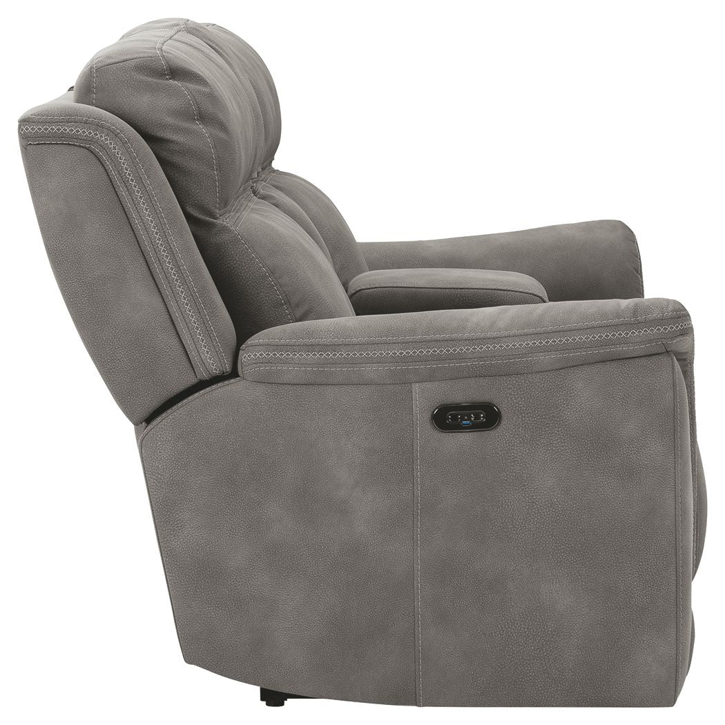 Next-Gen Durapella - Reclining Power Loveseat With Console