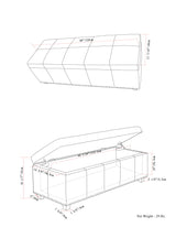 Kingsley - Upholstered Large Storage Ottoman