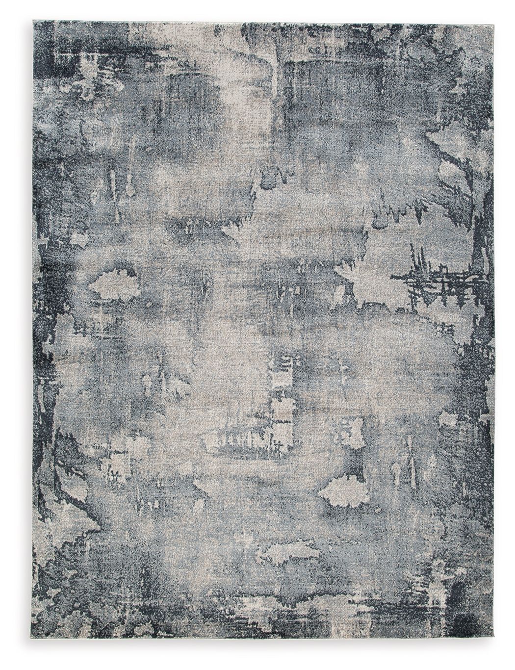 Langrich - 5' x 7' Rug - Blue / Gray / Cream