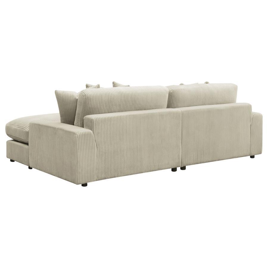 Blaine - Reversible Upholstered Chaise Sectional Sofa by Coaster Fine Furniture | Bel Furniture