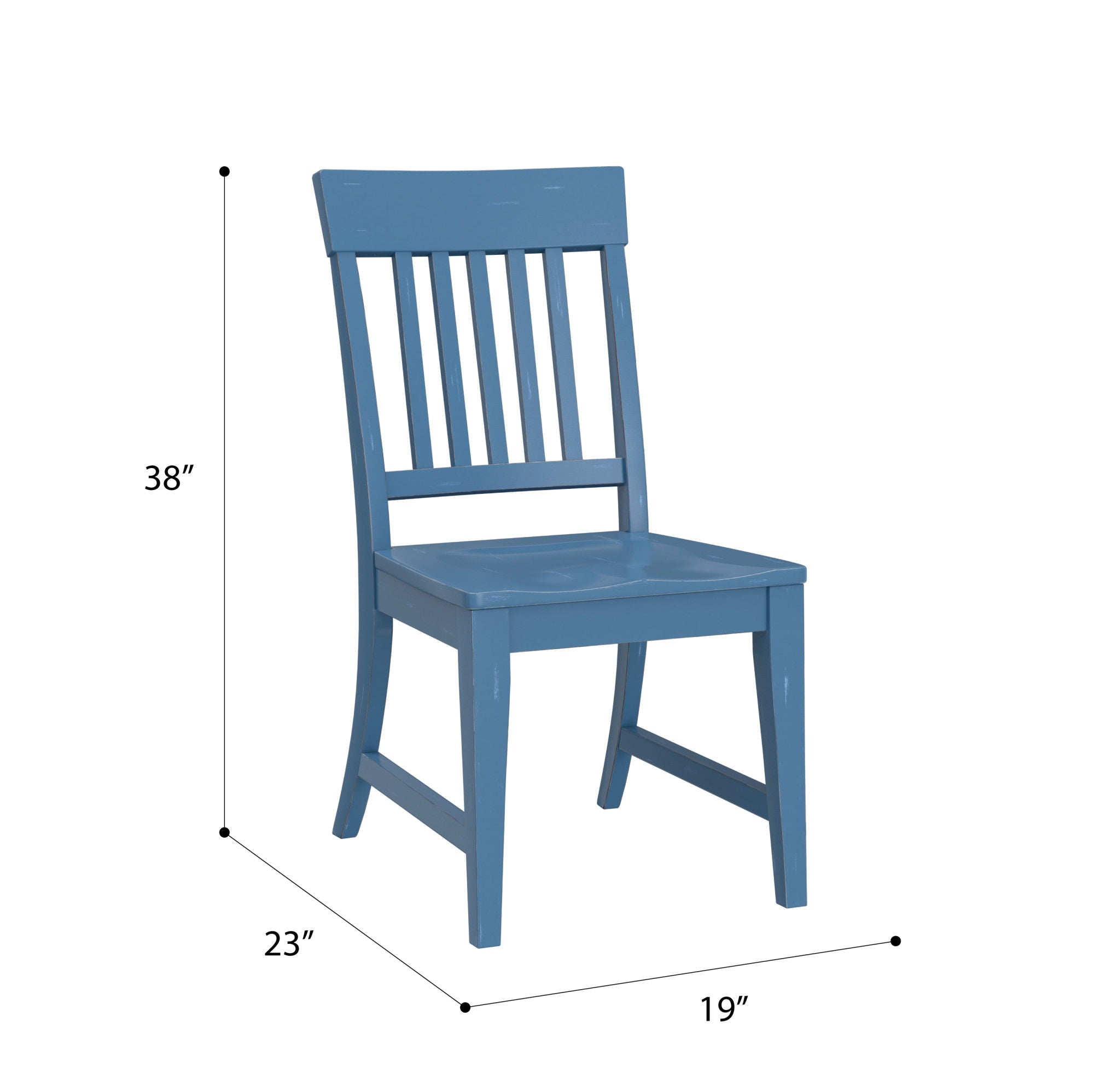 Haidel - Slat Back Dining Chairs (Set of 2)