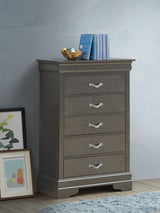 Sleek Transitional Chest - Metal Black by Glory Furniture | Bel Furniture