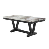 Panda - Dining Table And Trestle Base - Black