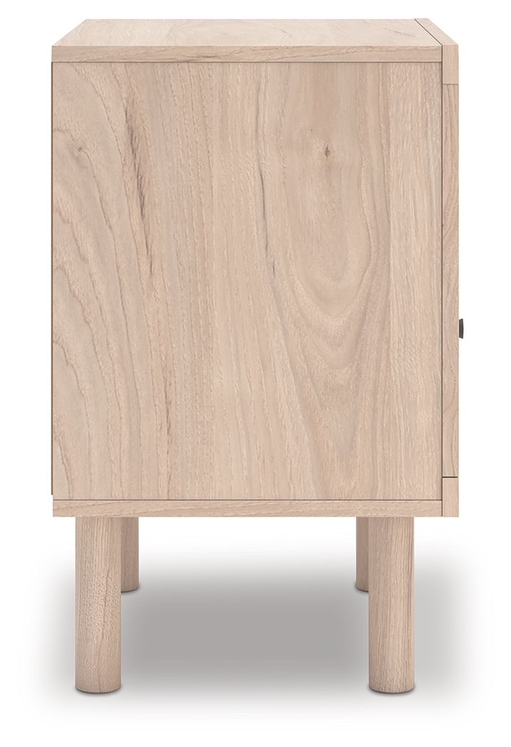 Arloster - Tan - One Drawer Night Stand by Signature Design by Ashley® | Bel Furniture