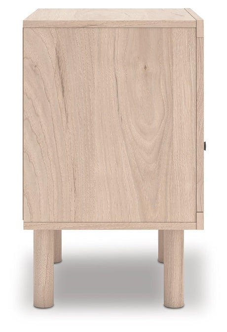Arloster - Tan - One Drawer Night Stand by Signature Design by Ashley® | Bel Furniture