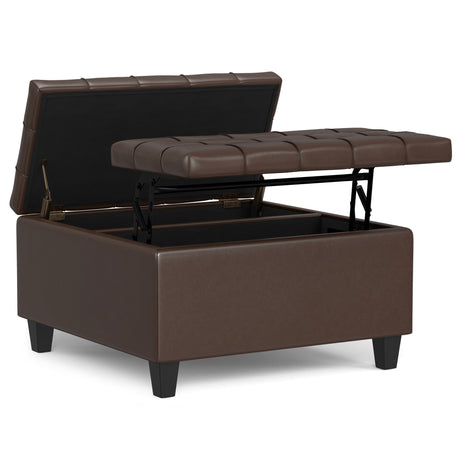 Harrison - Large Coffee Table Storage Ottoman - view 9