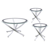 Brooke - Round Coffee Table Set by Coaster Fine Furniture | Bel Furniture