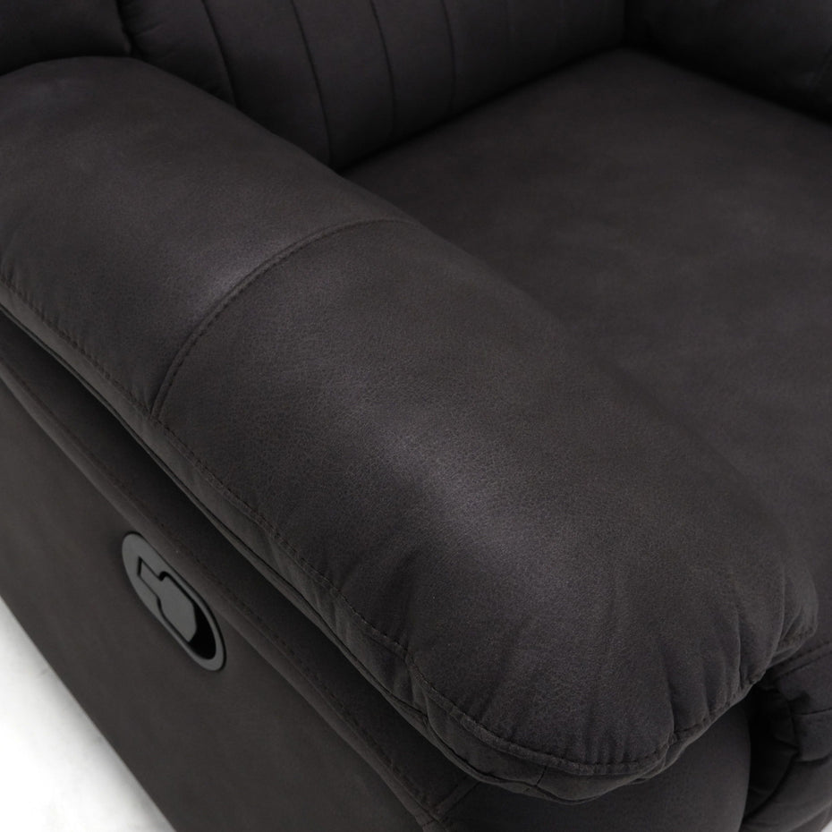 Marshall - Reclining Sofa - Black