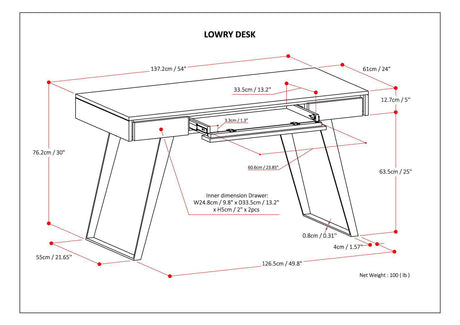 Lowry - Handcrafted Desk - view 9