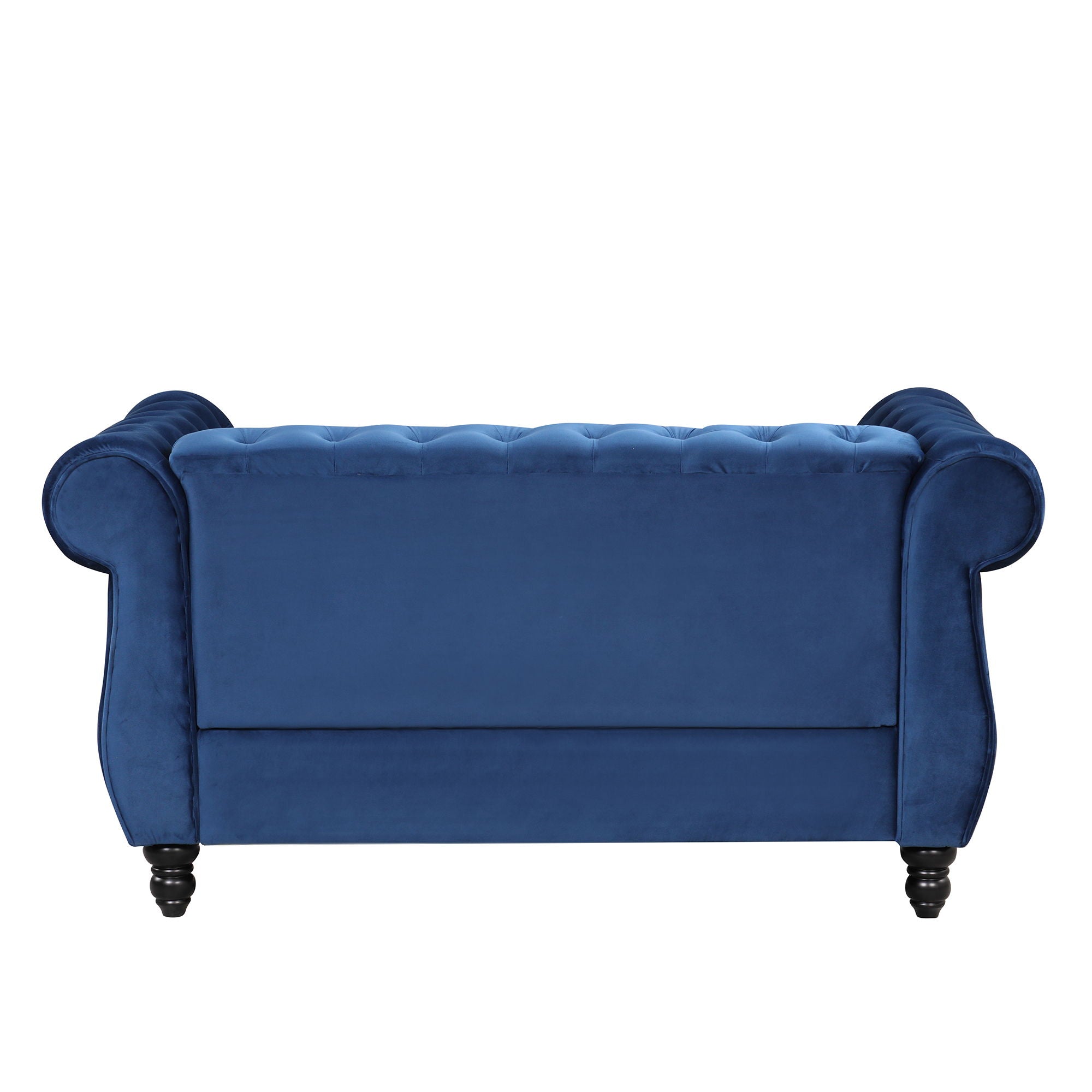 Modern Sofa Dutch Plush, Upholstered Sofa, Solid Wood Legs, Buttoned Tufted Backrest