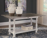 Havalance - Gray / White - Flip Top Sofa Table by Signature Design by Ashley® | Bel Furniture