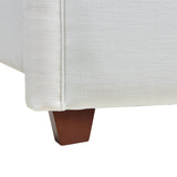 Carmen - Upholstered Wingback Panel Bed Frame
