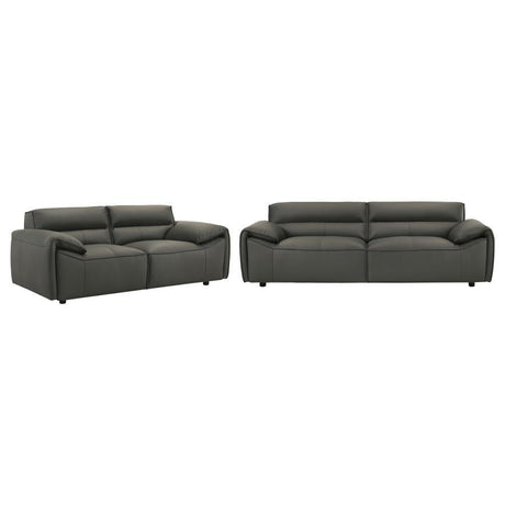Buxton - Leather Upholstered Sofa Set