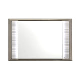 Star - Mirror With Built In LED And Frame - White
