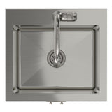 Reed - Deluxe Laundry Cabinet With Pull-Out Faucet And Stainless Steel Sink