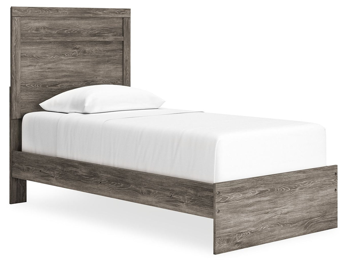Ralinksi - Twin Panel Bed - Gray