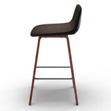 Addy - Counter Stool (Set of 2) - Distressed Brown by Simpli-Home | Bel Furniture