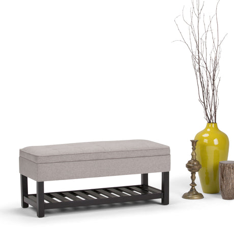 Cosmopolitan - Storage Ottoman Bench With Open Bottom - view 10