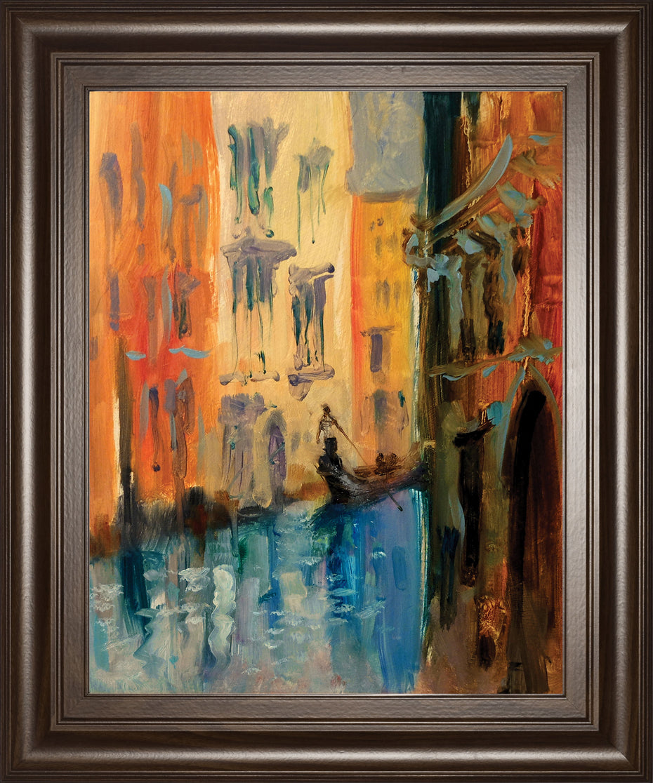 Venice I By Anne Farrall Doyle - Framed Print Wall Art - Light Brown