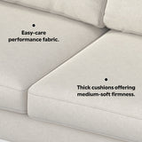 Ava - Mid Century Sofa With Ottoman Set by Simpli-Home | Bel Furniture