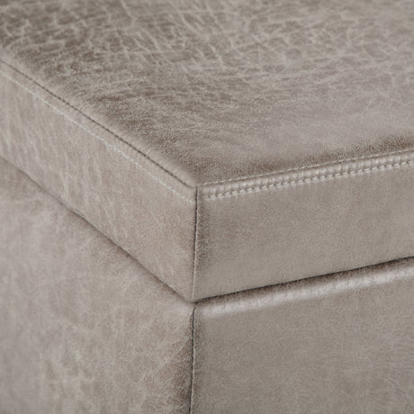 Avalon - Multifunctional Storage Ottoman Bench by Simpli-Home | Bel Furniture