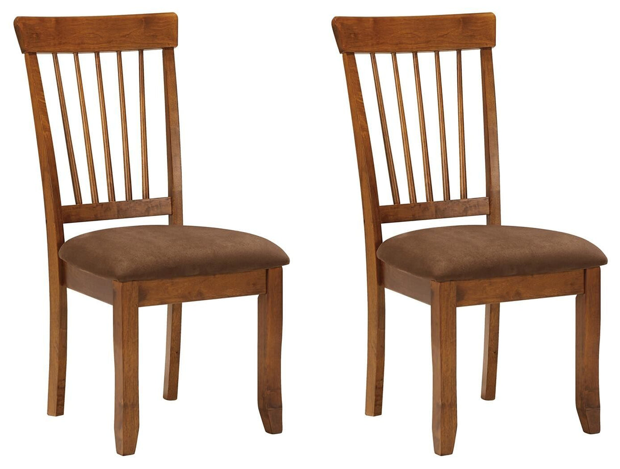 Berringer - Dining UPH Side Chair (Set of 2) - Rustic Brown - view 3