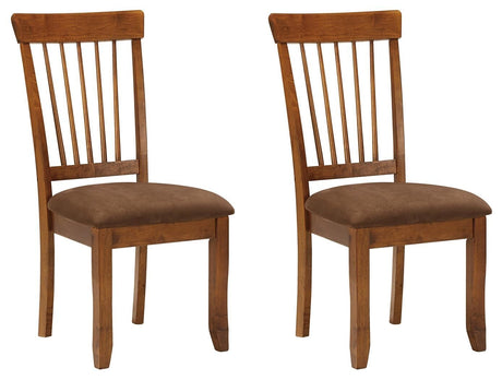 Berringer - Dining UPH Side Chair (Set of 2) - Rustic Brown - view 3