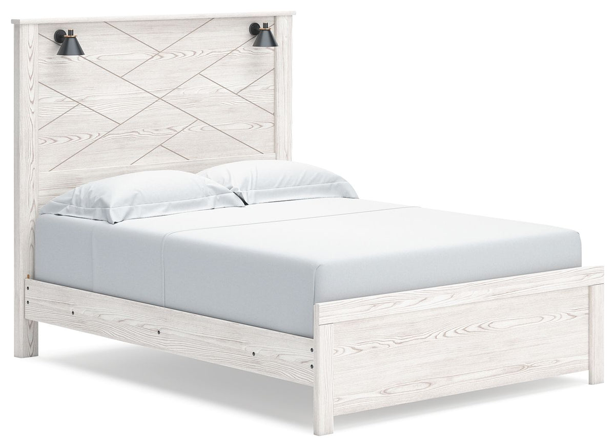 Gerridan Panel Bed With Sconces