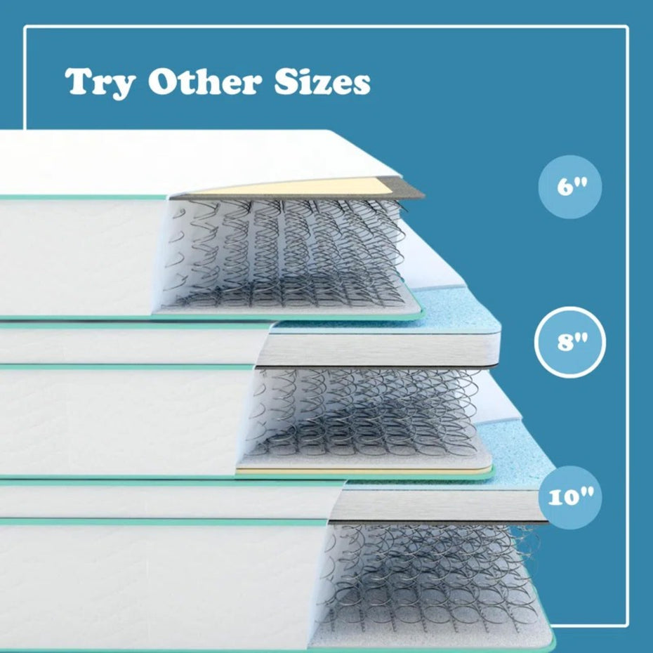 6" Medium Innerspring Hybrid Mattress