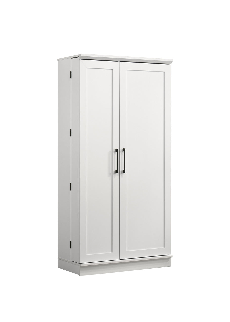 Lincoln - Storage Cabinet With Swing Out Storage Door - White