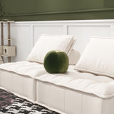 Luna - Round Sphere Accent Ball Throw Pillow by Jennifer Taylor Home | Bel Furniture