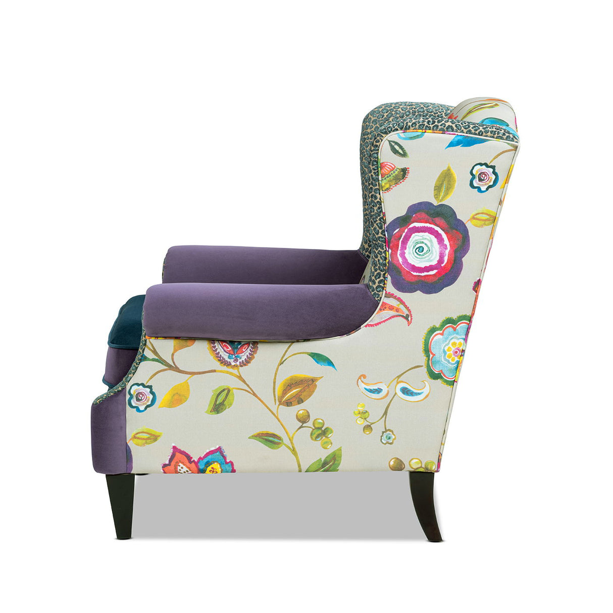 Anya - Boho Chic Wingback Accent Arm Chair