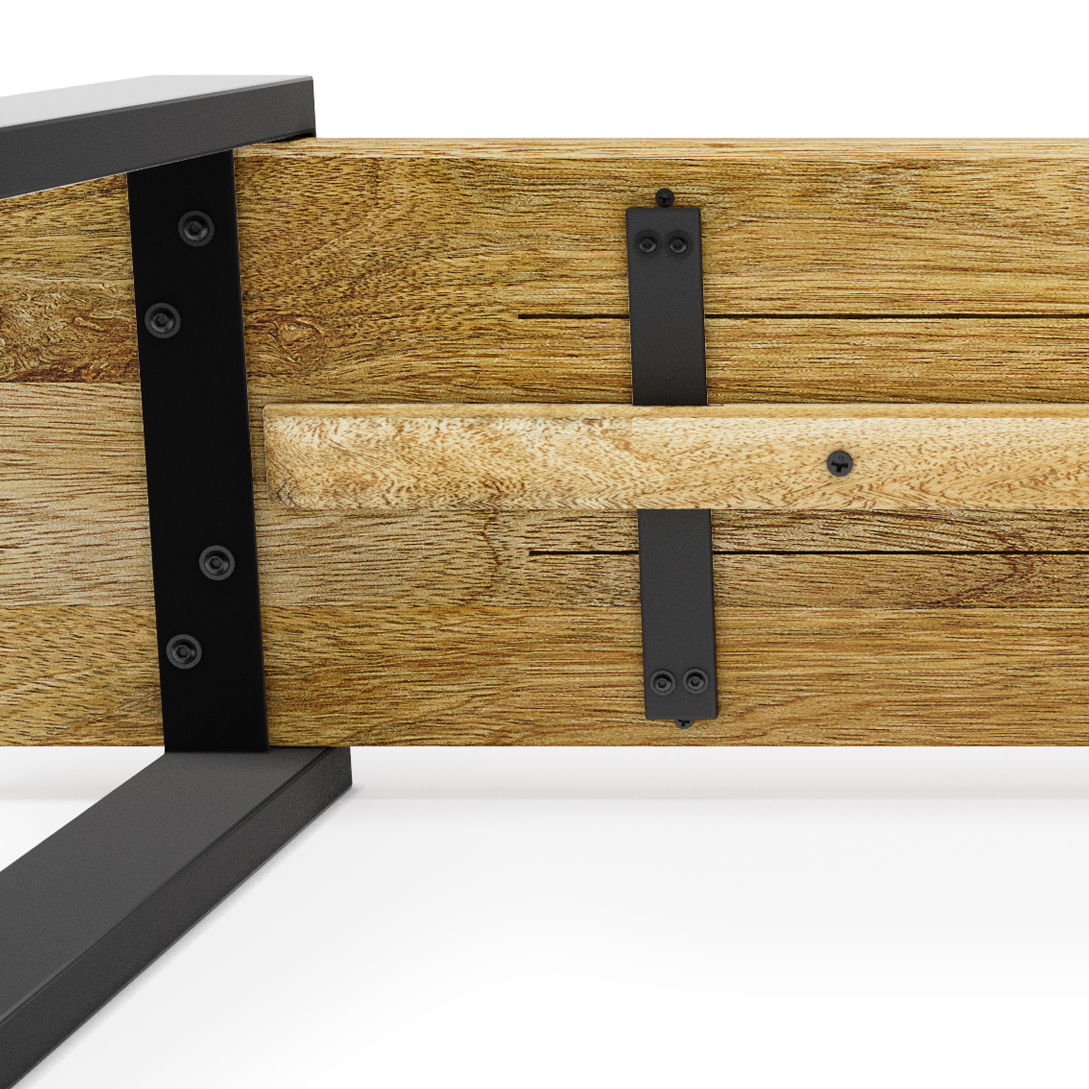 Nessa - Bench - Natural by Simpli-Home | Bel Furniture