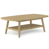 Bayshore - Outdoor Coffee Table - Light Teak by Simpli-Home | Bel Furniture