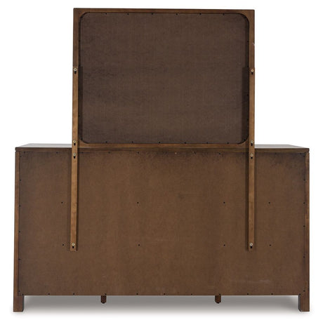 Cabalynn - Light Brown - Dresser And Mirror by Signature Design by Ashley® | Bel Furniture