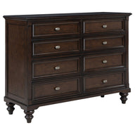 Andover - 8-Drawer Dresser Dark Brown Dressers by Coaster Fine Furniture | Bel Furniture