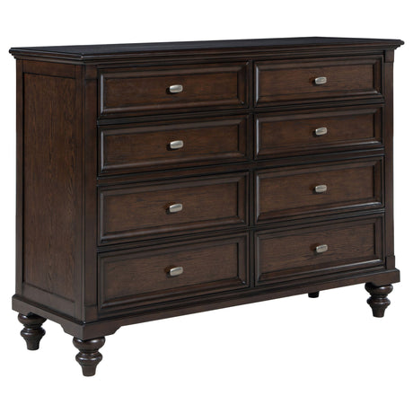 Andover - 8-Drawer Dresser Dark Brown Dressers by Coaster Fine Furniture | Bel Furniture