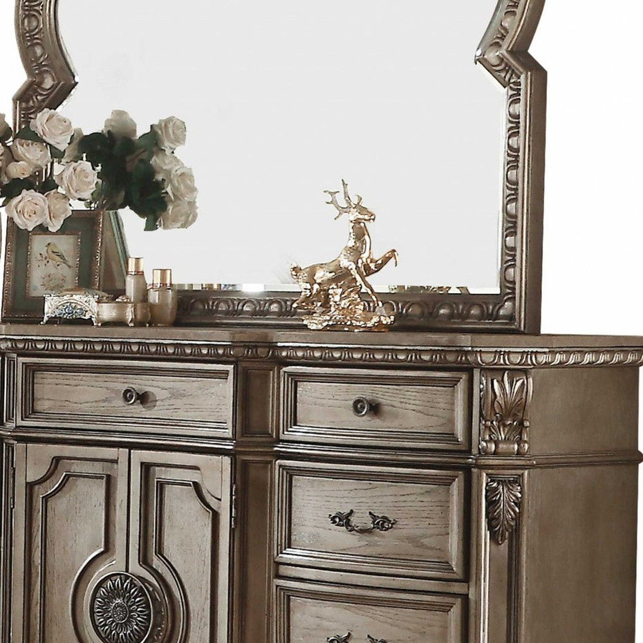 Wood Combo Dresser - Brown