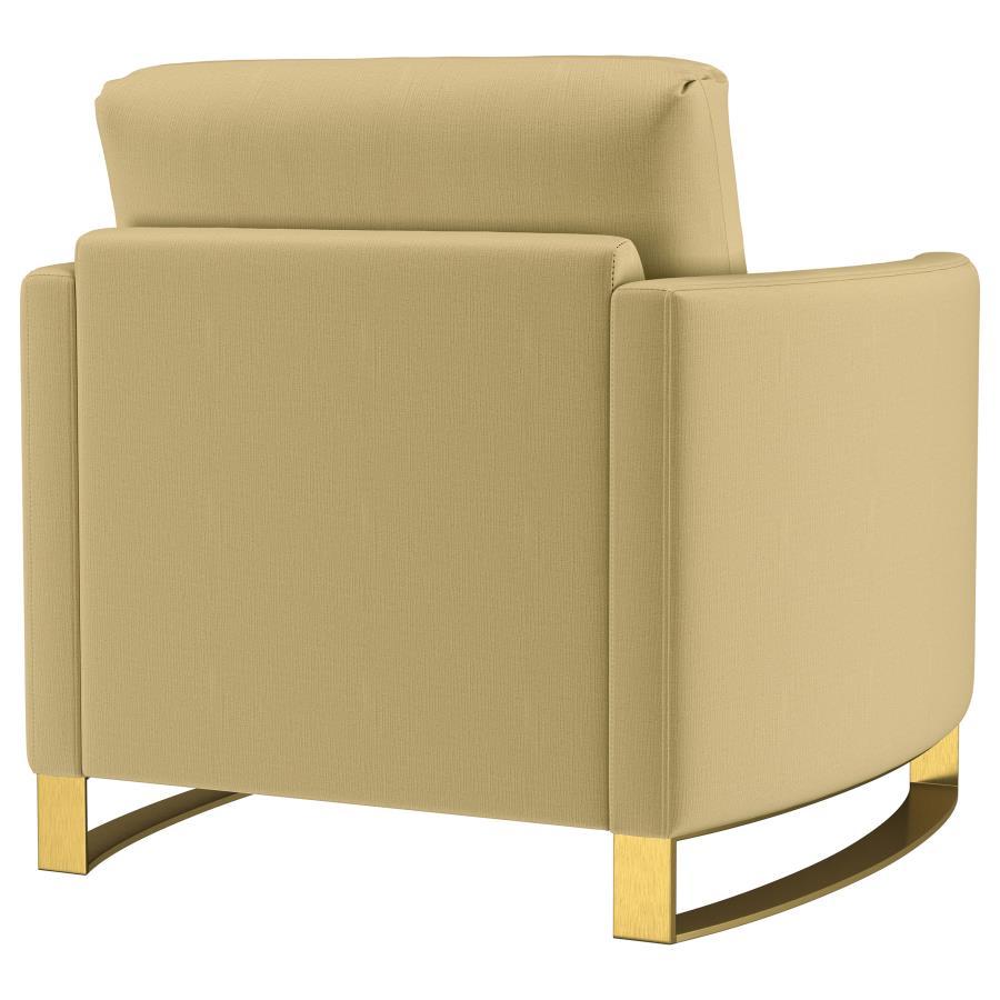 Corliss - Upholstered Arched Arm Accent Chair by CoasterElevations | Bel Furniture