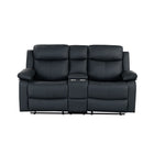 Blanche - Console Reclining Loveseat With LED Lights And Speakers